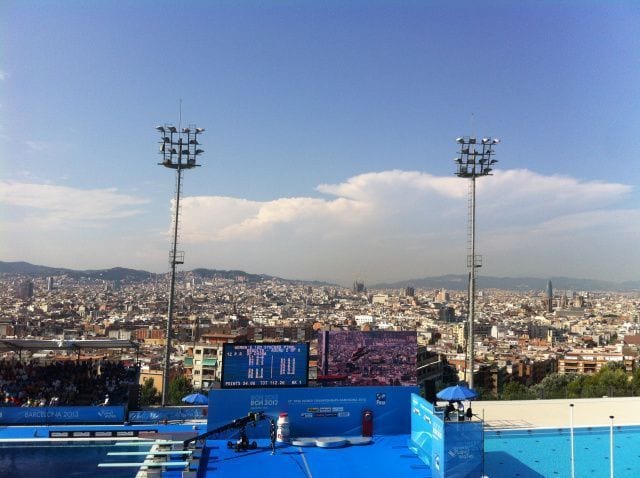 Piscinas Montjuïc Mundial Natación Barcelona