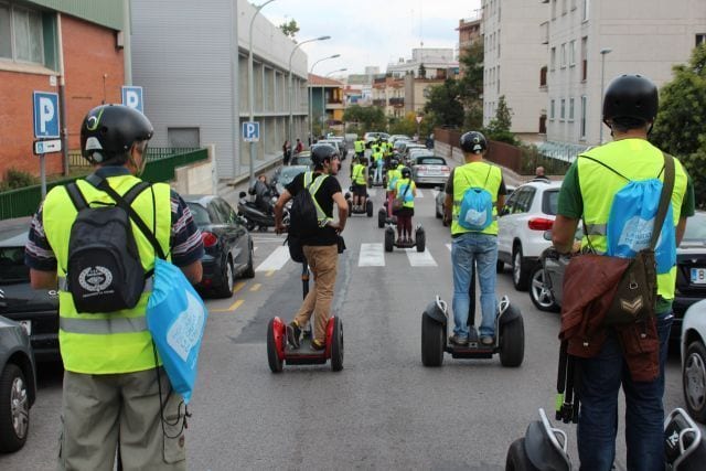 Horta en segway