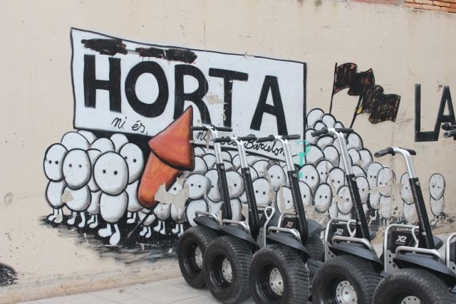 Horta en segway