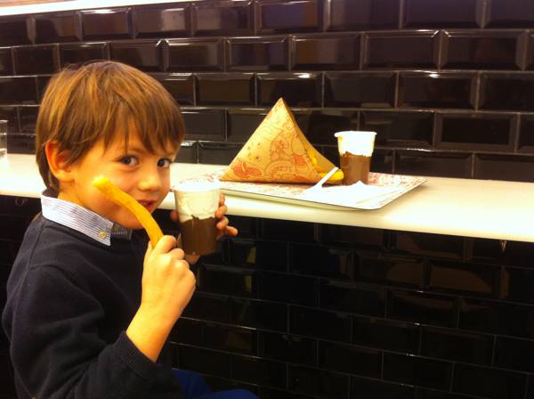 Chocolate con churros en Barcelona