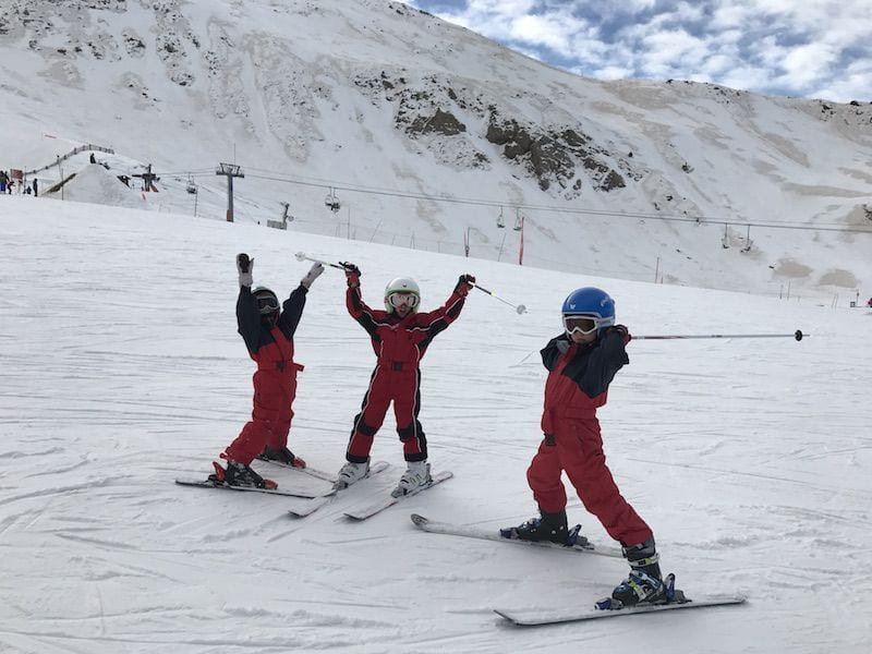 esquí con niños en Boi Taull