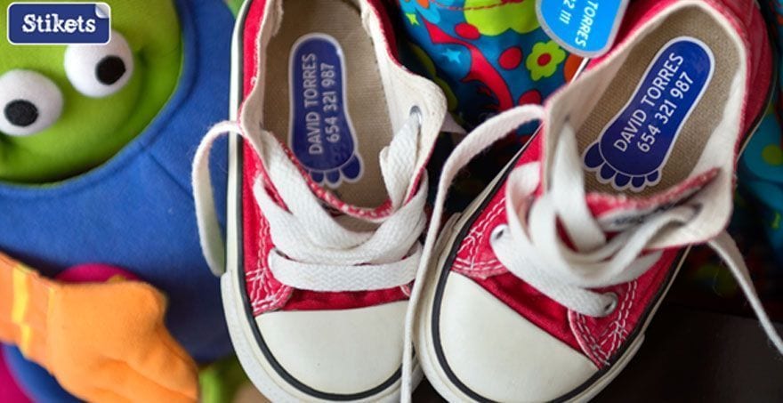 stikets | marcar la ropa infantil